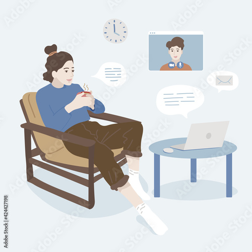 Work-From-Home Becomes New Normal, adjusting to a new normal. How to have mercy on yourself while working at home with others.