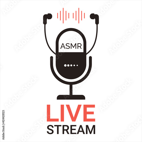 ASMR icon, live stream