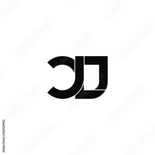 clj letter original monogram logo design