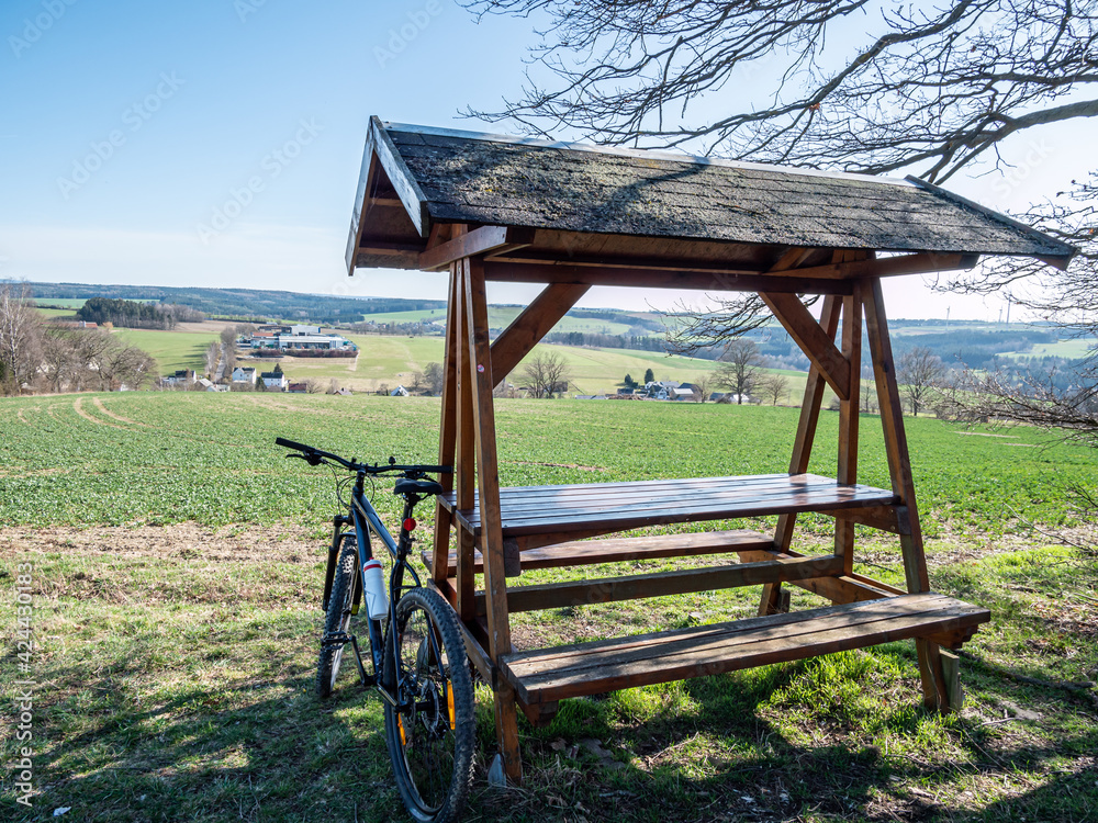 Ausflug im Vogtland in Sachsen mit dem Fahrrad Ausflug im Vogtland in Sachsen mit dem Fahrrad