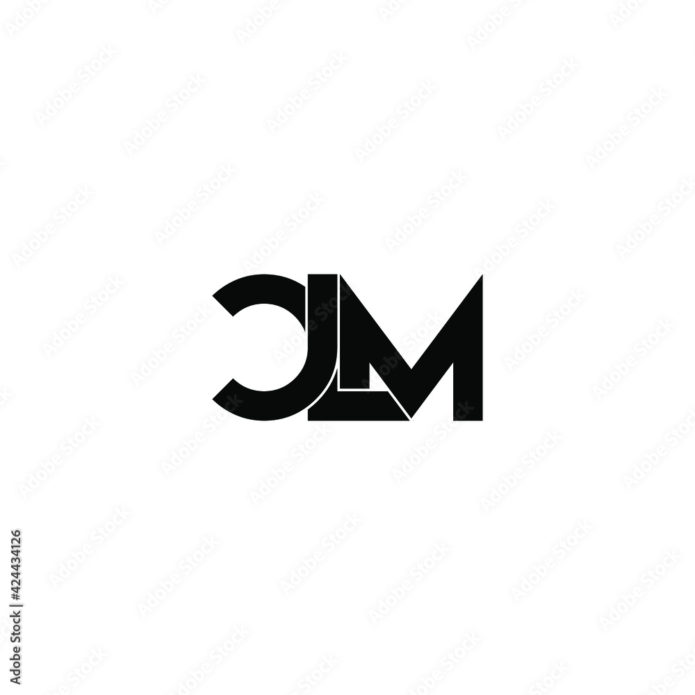 clm letter original monogram logo design clm letter original monogram logo design