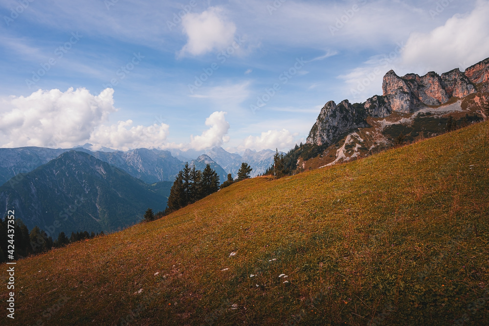 Fototapeta premium Landscape at the Achensee lake in Austria.