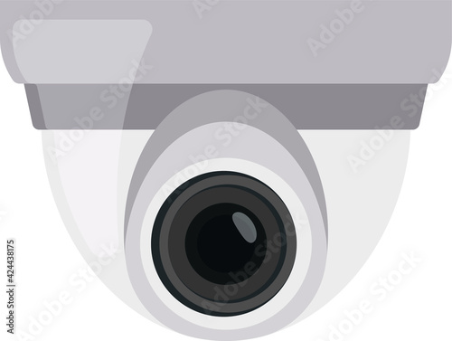 Fixed CCTV, Security Camera Icon Vector Template Illustration Design