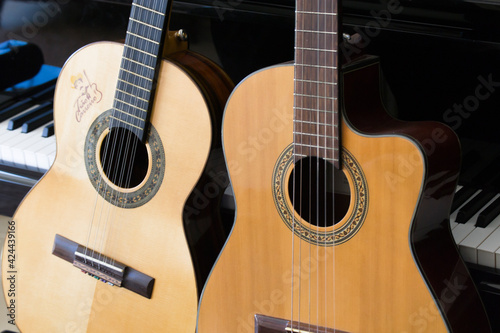 viola caipira Brazlian  folk guitar with ten strings 
besides acoustic classic guitar