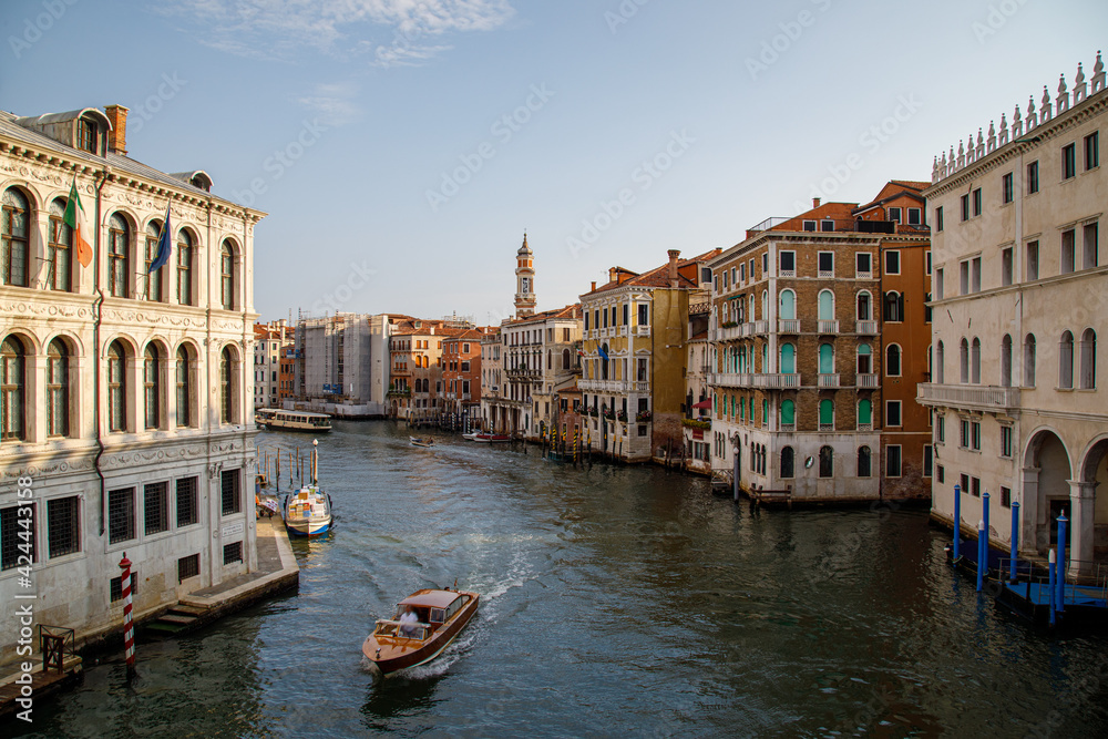 Quiet Grand Canal, Venice at dawn