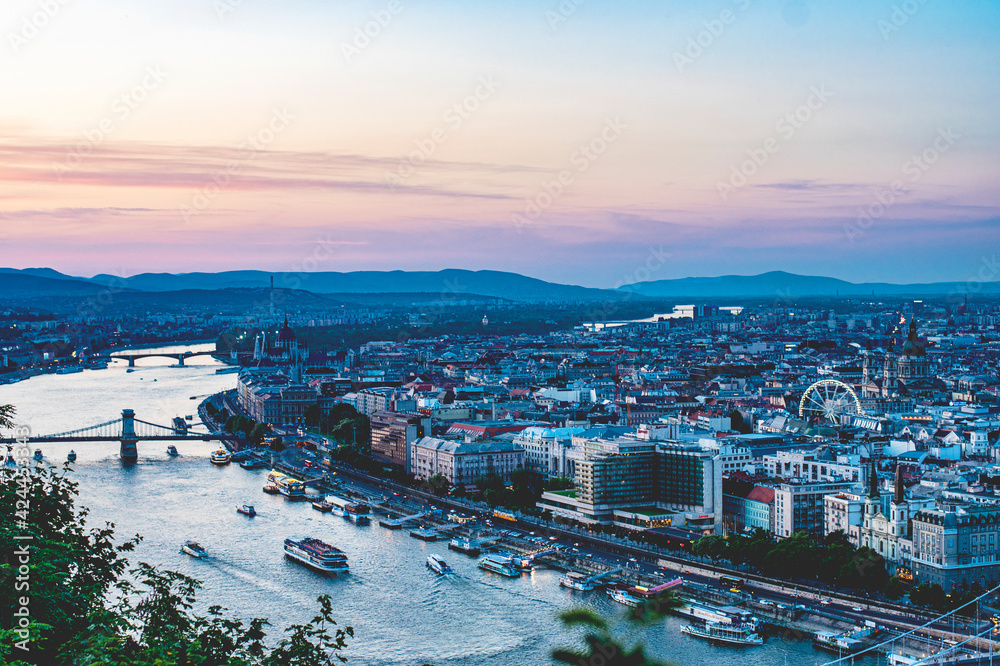 Fototapeta premium budapest panorama