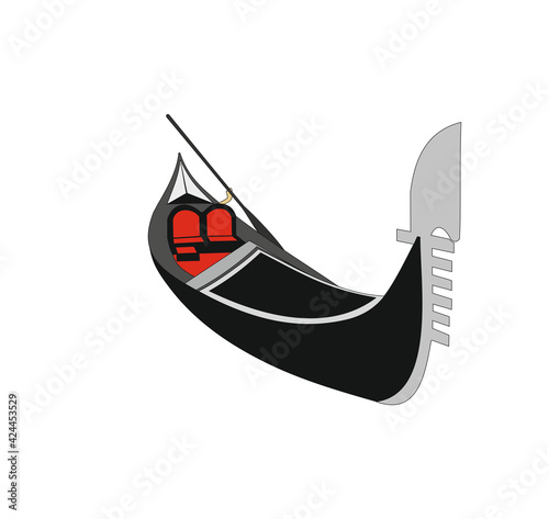 gondola and venice lagoon, venice grand canal symbol historical italian touristic city