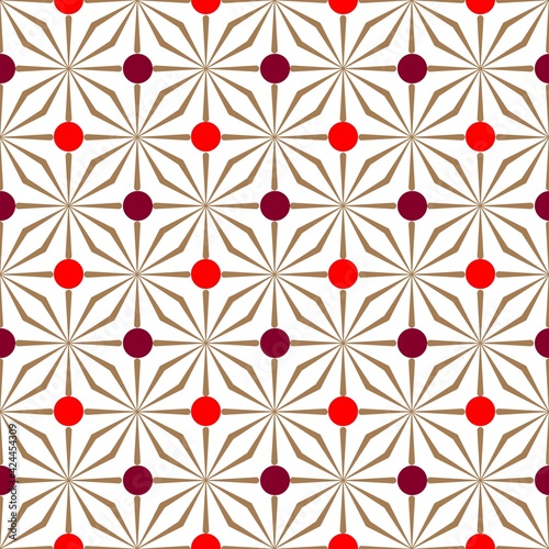 Abstract pattern of polka for print and textiles