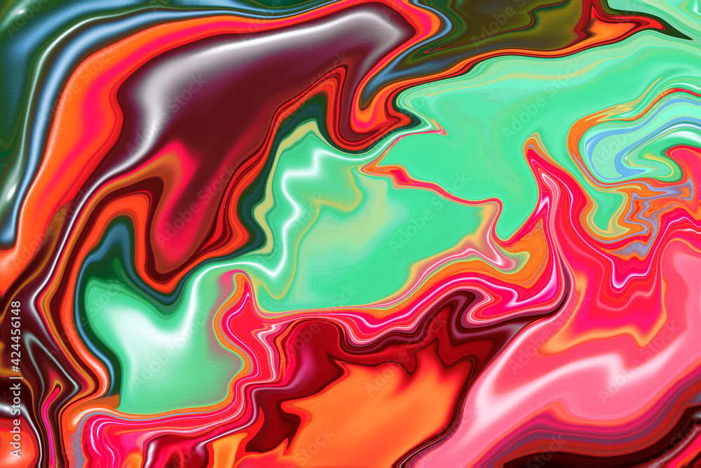 Bright abstract background in style Fluid art Bright abstract background in style Fluid art