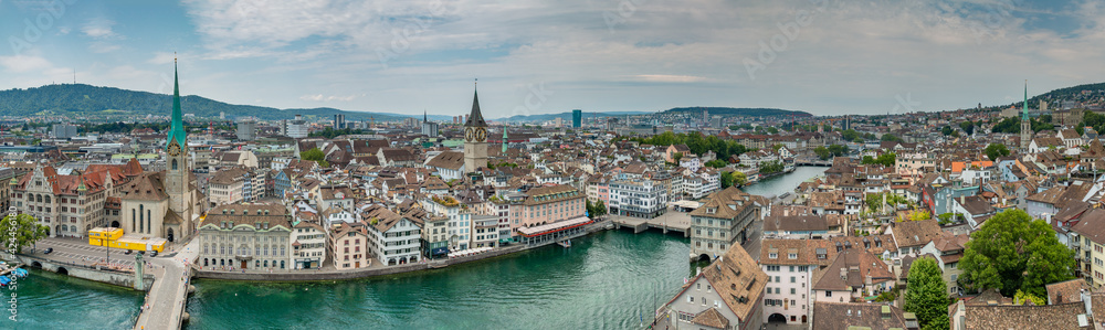 Naklejka premium Zürich Panorama
