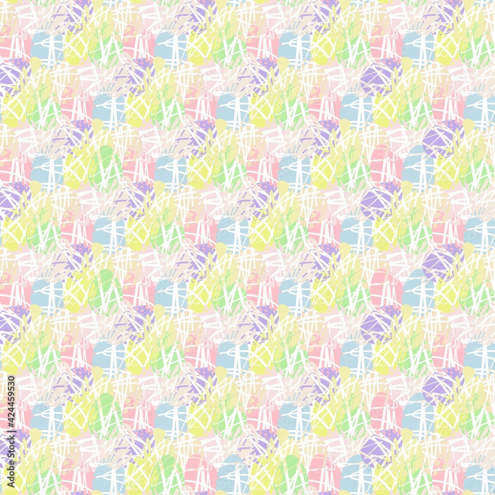 Fototapeta premium abstract seamless pattern in pastel colors.
