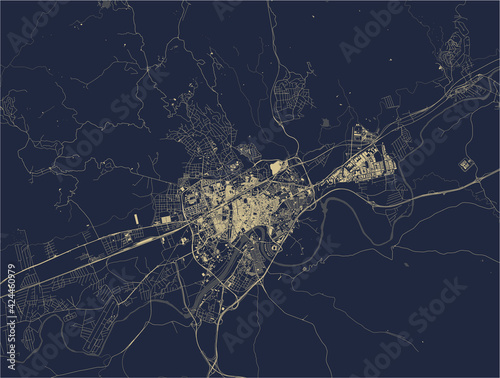 map of the city of Cordoba, Spain