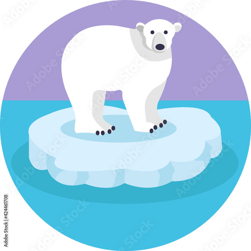 Global Warming Icon. Ecology Icon. Vector Illustration.