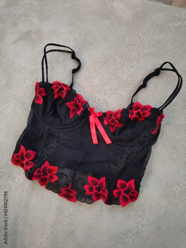 Lace lingerie bra