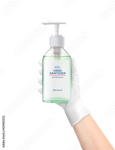 Sanitizer Dispenser Hand Composition
