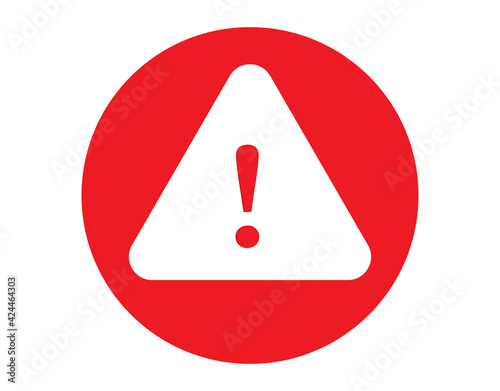 Caution icon vector. Warning icon vectors