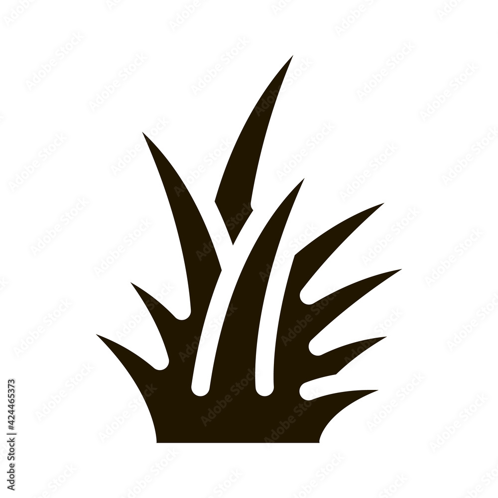 tropical bush glyph icon vector. tropical bush sign. isolated symbol illustration tropical bush glyph icon vector. tropical bush sign. isolated symbol illustration
