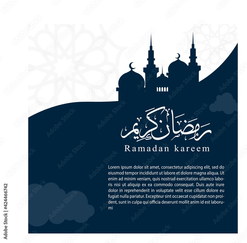 ramadan Social media post template design