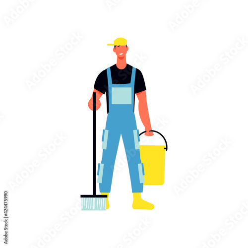 Cleaner With Bucket Composition