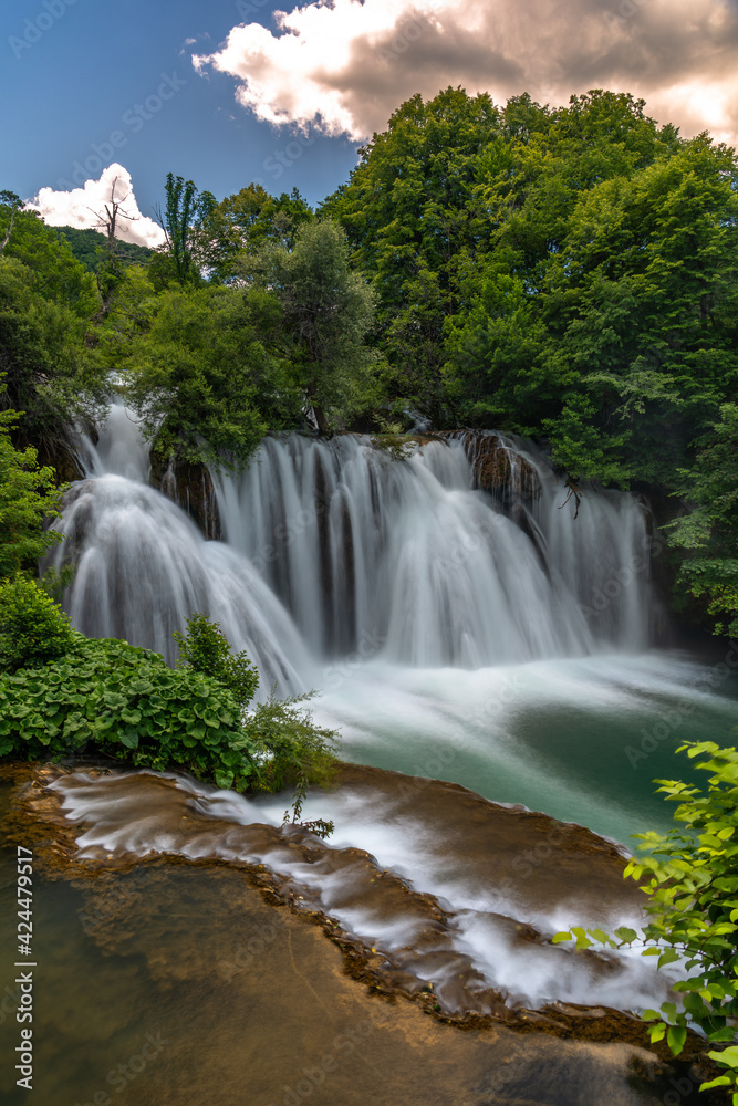 Fototapeta premium waterfall in the forest
