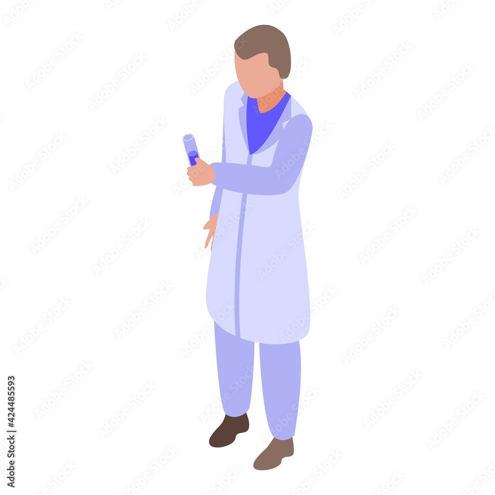 Gmo researcher icon. Isometric of Gmo researcher vector icon for web design isolated on white background Gmo researcher icon. Isometric of Gmo researcher vector icon for web design isolated on white background