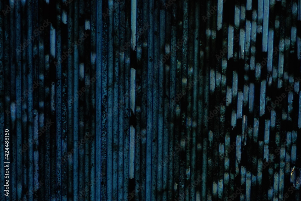 Deep blue background with black stripes as a matrix Deep blue background with black stripes as a matrix