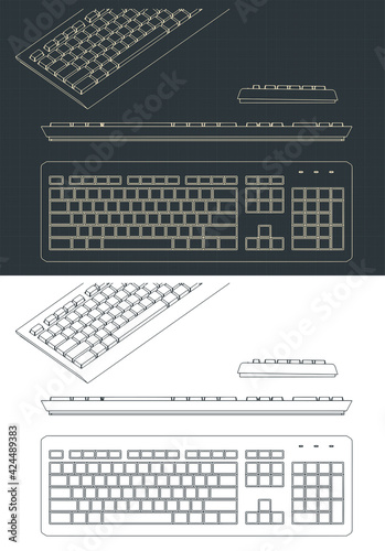 Keyboard drawings