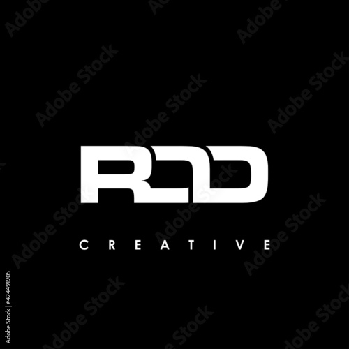 RDD Letter Initial Logo Design Template Vector Illustration photo