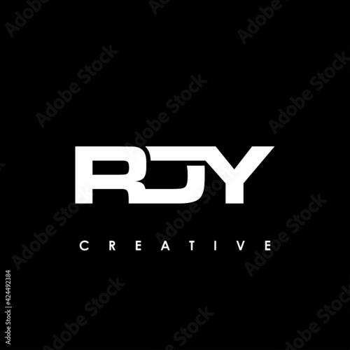 RDY Letter Initial Logo Design Template Vector Illustration photo