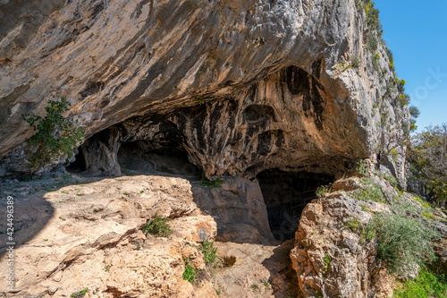 Karain Cave (Karain Mağarası) is a Paleolithic archaeological site located at Yağca Village 27 km. northwest of Antalya city in the Mediterranean region of Turkey.