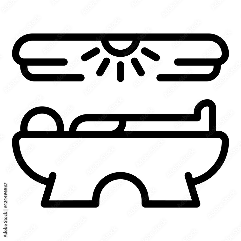 Solarium icon. Outline Solarium vector icon for web design isolated on white background Solarium icon. Outline Solarium vector icon for web design isolated on white background