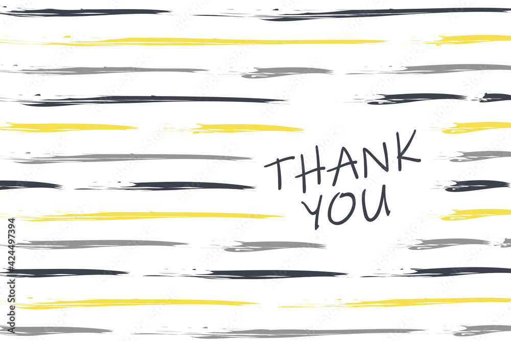 Thank You Card. Thanks Sticker. Vector Illustration Thank You Card. Thanks Sticker. Vector Illustration