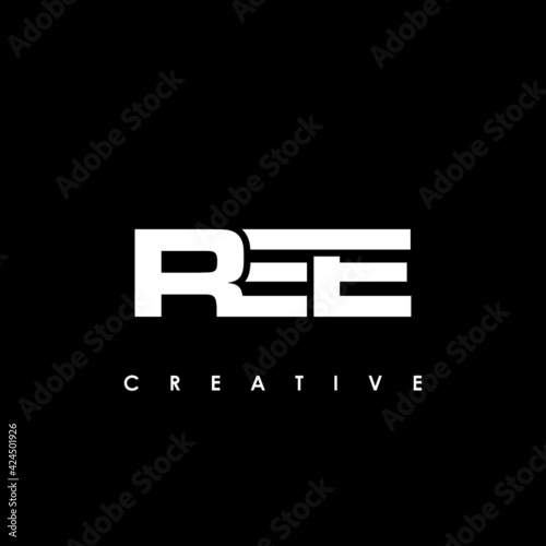 REE Letter Initial Logo Design Template Vector Illustration