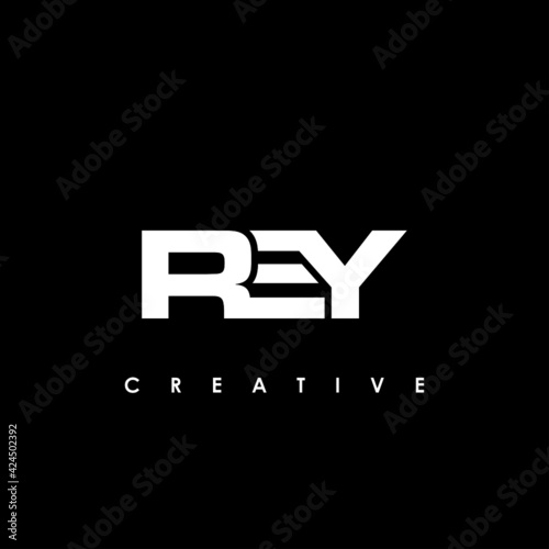 REY Letter Initial Logo Design Template Vector Illustration