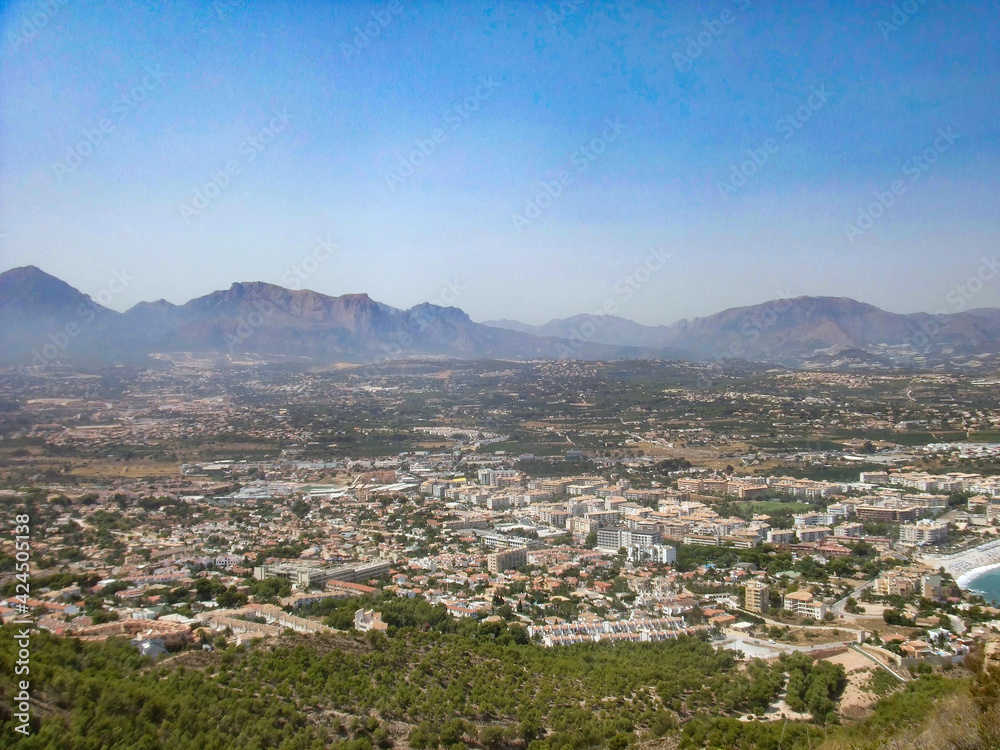 Albir as seen from the peaks of the mountains.