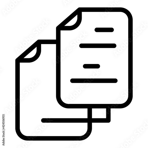Backup information icon. Outline Backup information vector icon for web design isolated on white background