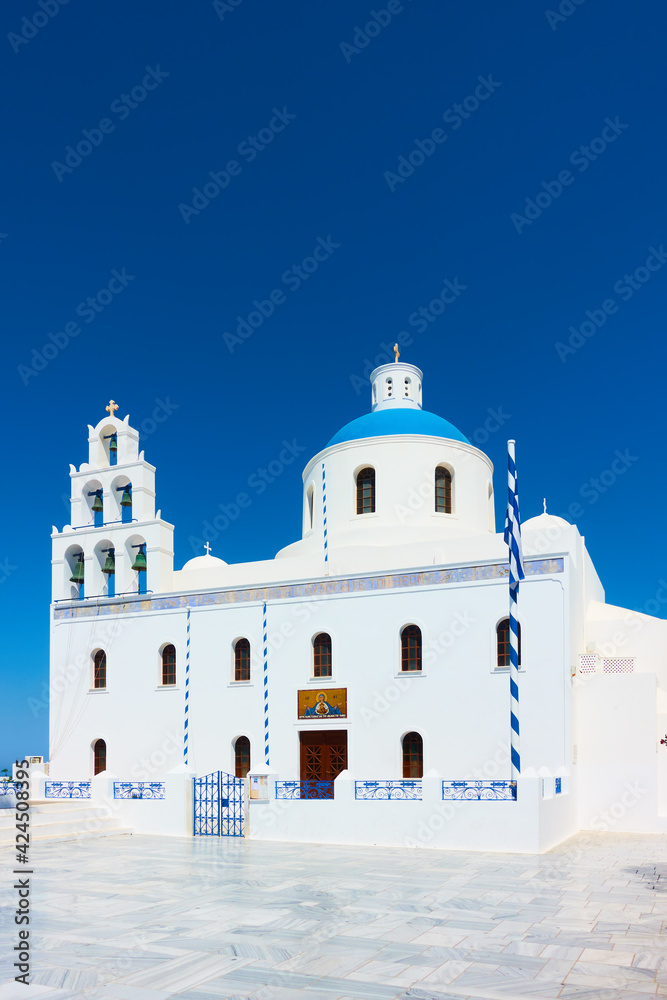 Church of Panagia Platsani in Oia in Santorini Church of Panagia Platsani in Oia in Santorini