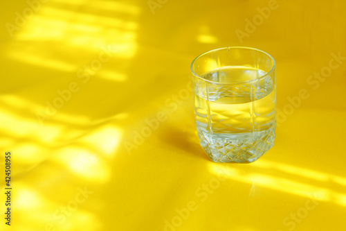 glass of orange water