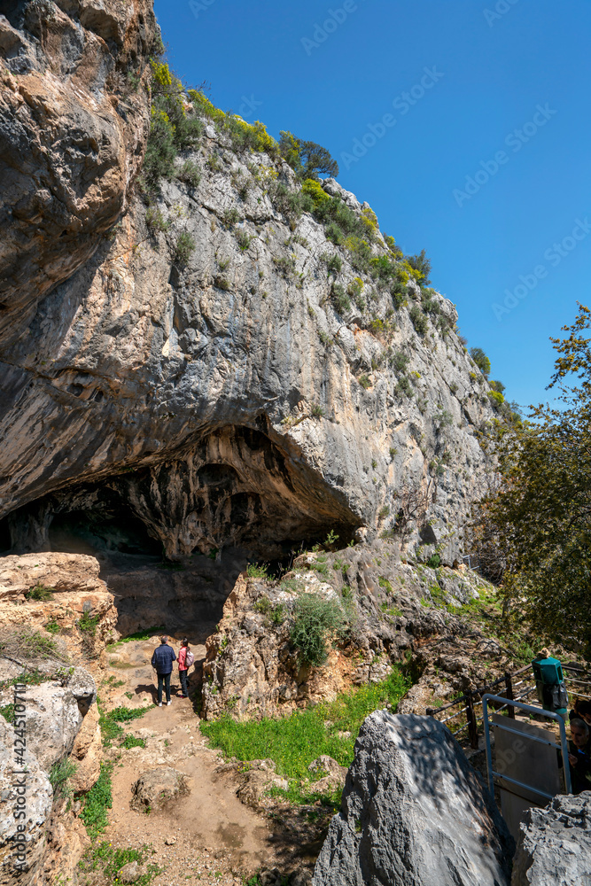 Karain Cave (Karain Mağarası) is a Paleolithic archaeological site ...