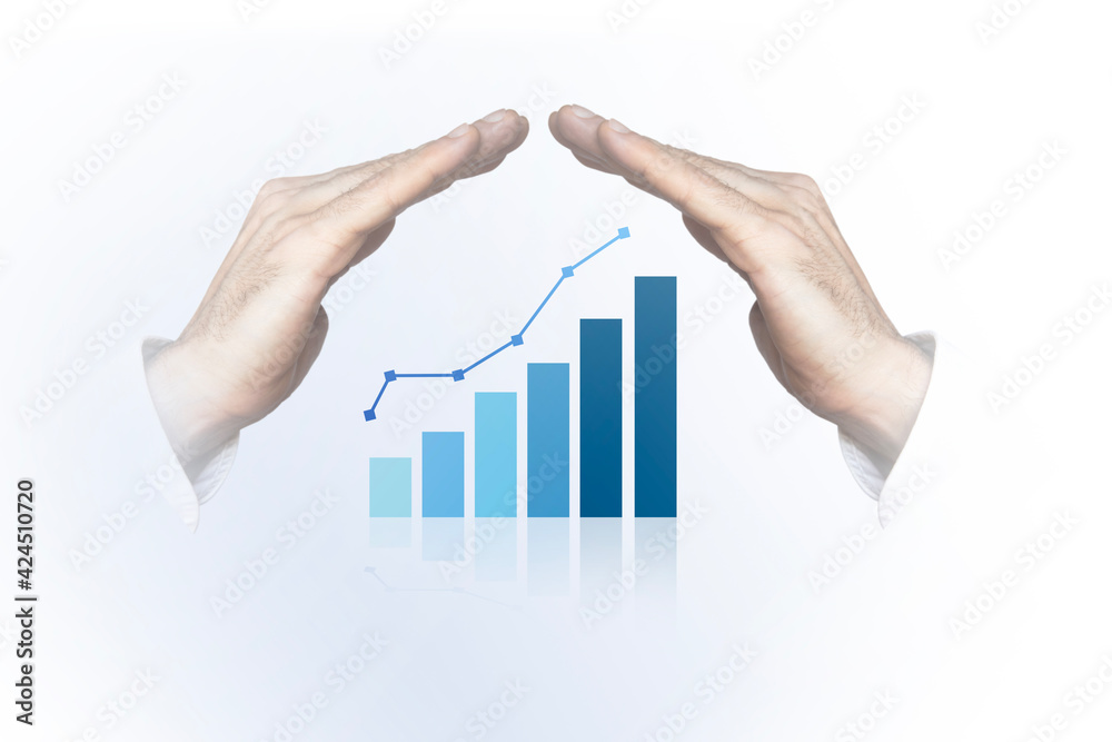mani, unite, protezione, assicurazione, economia, grafico mani, unite, protezione, assicurazione, economia, grafico