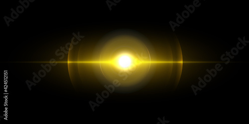 Glow light effect. Vector 10 eps 