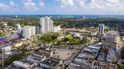 Aerial Hollywood Circle