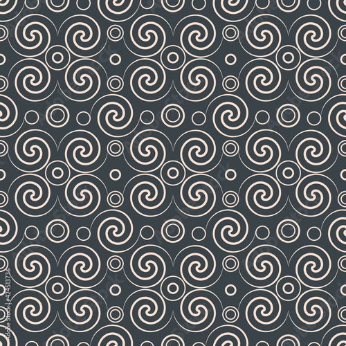 Seamless pattern with circles