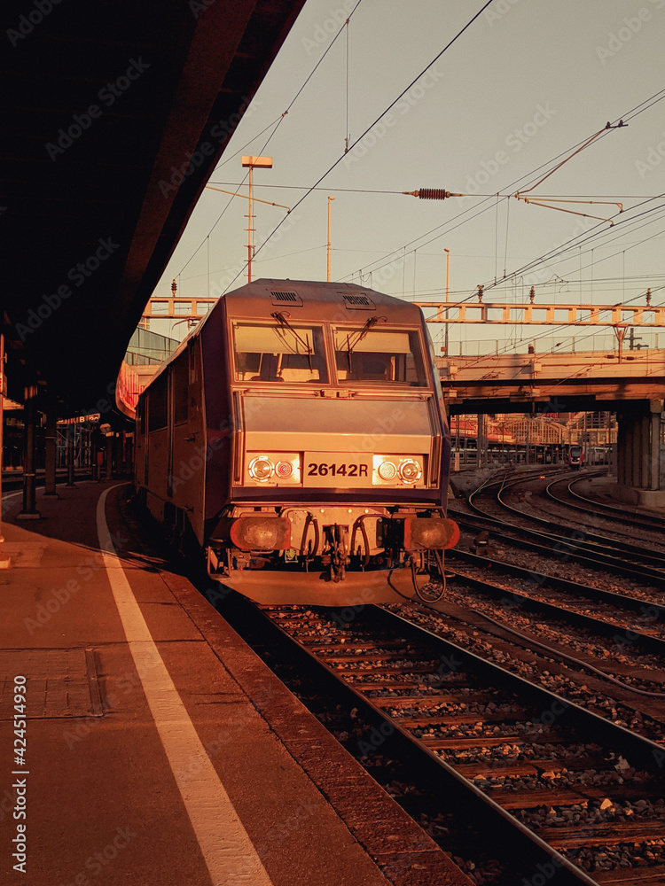Obraz premium train on station