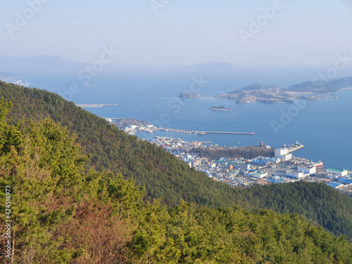 Samcheonpo Port in Sacheon city (South Korea)