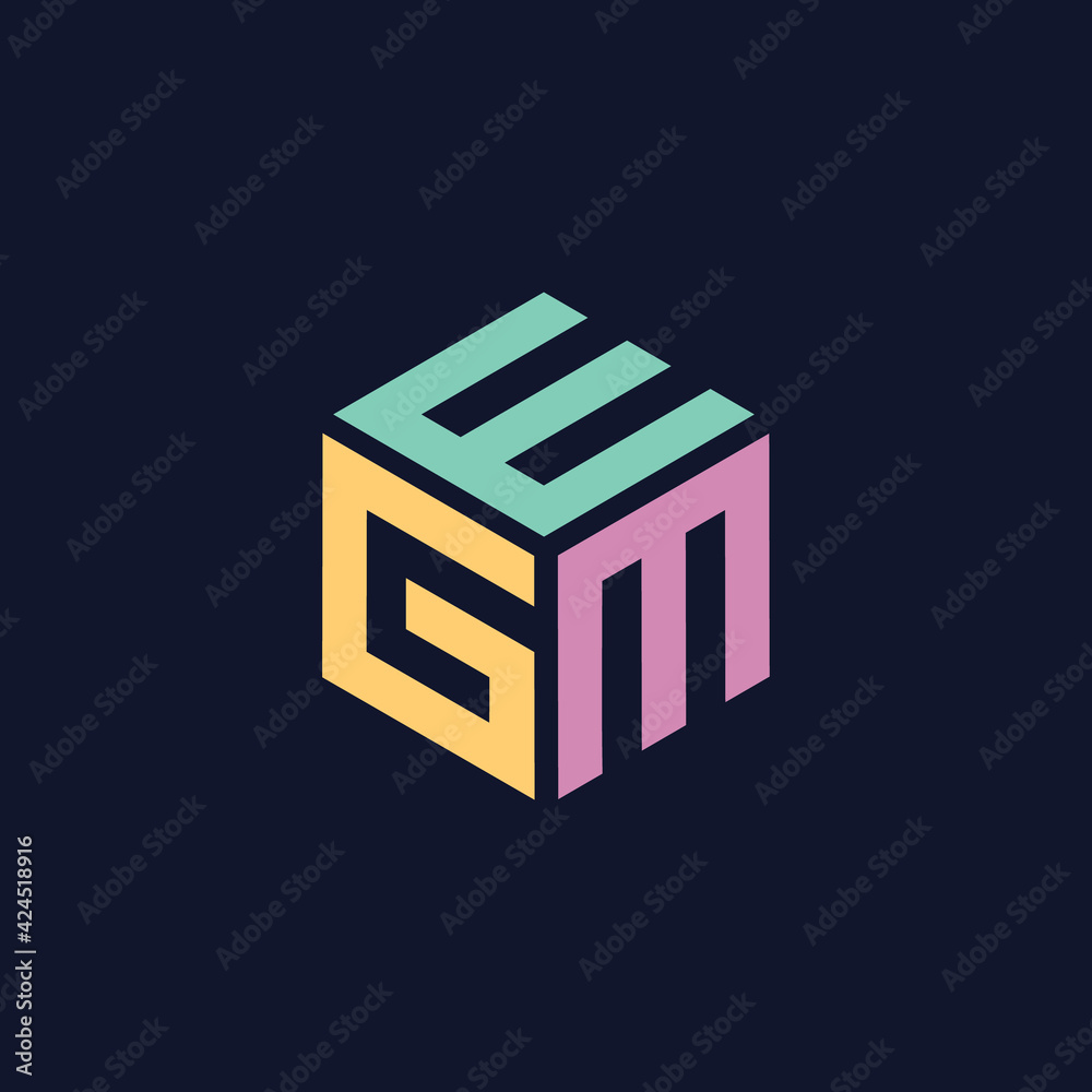 The letter EGM forms a hexagon The letter EGM forms a hexagon
