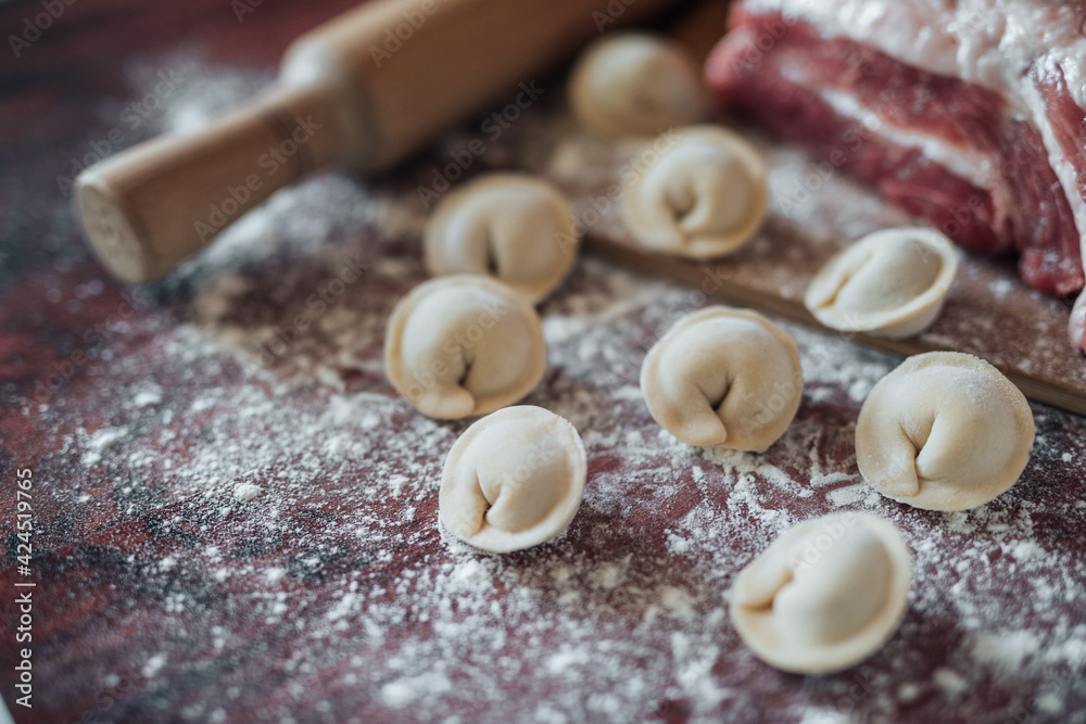 dumplings with meat dumplings with meat