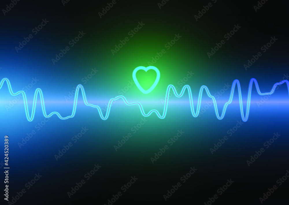 High tech pulse signal vector High tech pulse signal vector