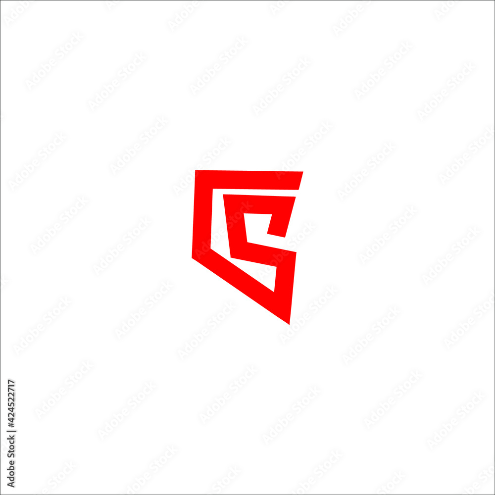 letter S real estate logo design vector sign letter S real estate logo design vector sign