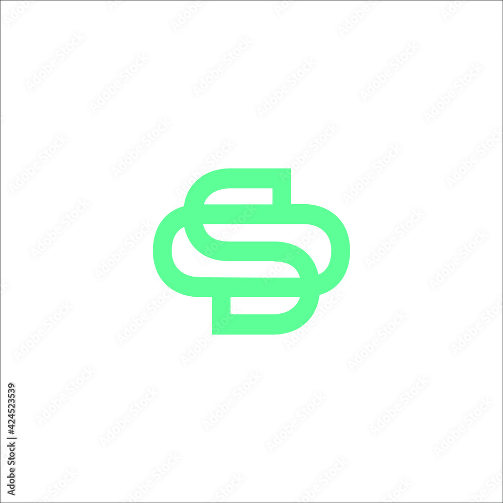 letter S logo design vector sign letter S logo design vector sign